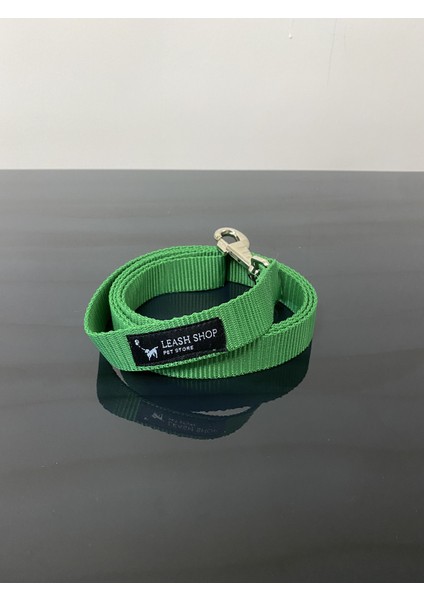 Leash Shop Sevk & Gezdirme Tasma Kayışı Yeşil  Eni 2,5 cm Boy 140 cm