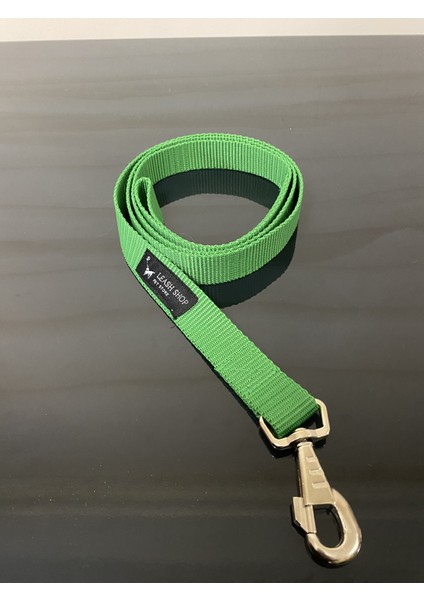 Leash Shop Sevk & Gezdirme Tasma Kayışı Yeşil  Eni 2,5 cm Boy 140 cm