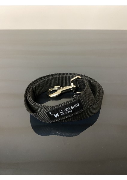 Leash Shop Sevk & Gezdirme Tasma Kayışı Siyah Eni 2,5 cm Boy 140 cm