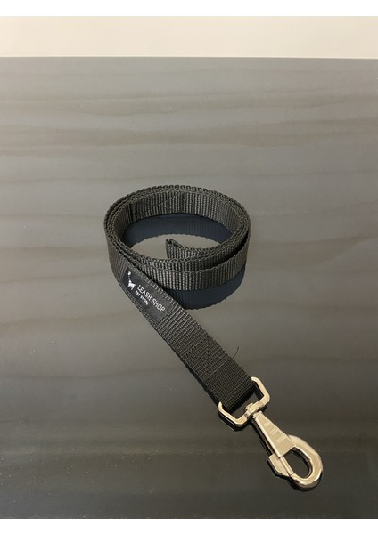 Leash Shop Sevk & Gezdirme Tasma Kayışı Siyah Eni 2,5 cm Boy 140 cm