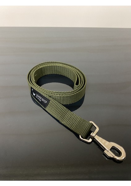 Leash Shop Sevk & Gezdirme Tasma Kayışı Haki Eni 2,5 cm Boy 140 cm