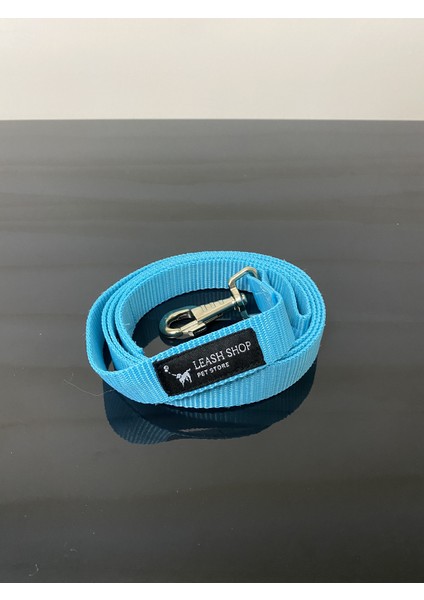 Leash Shop Leash Shop köpek Boyun Tasma Takımı Turkuaz M Beden (30-45 Cm)