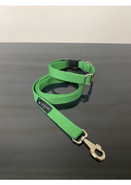 Leash Shop Leash Shop köpek Boyun Tasma Takımı Yeşil M Beden (30-45 Cm)