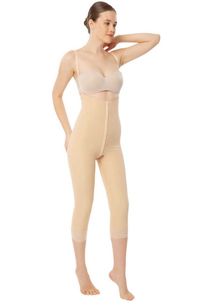 121 Agraflı Göğüs Altı - Diz Altı Liposuction Korse Ten Xl(4)