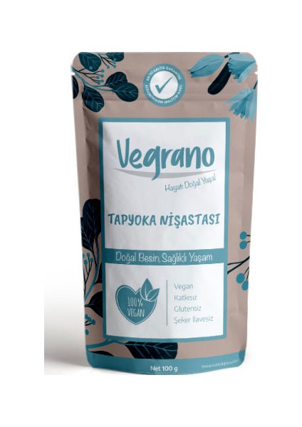 Nutritional Yeast (Besin Mayası) 100 gr + Vegrano Tapyoka Nişastası (Gıda Tipi) 100 gr + Vegrano Agar Agar (E406) 100 gr