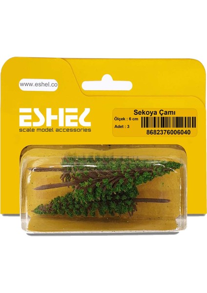 6 cm 3'lü Sekoya Çamı