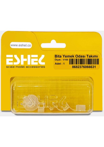 1/100 Bita Yemek Odası Takımı