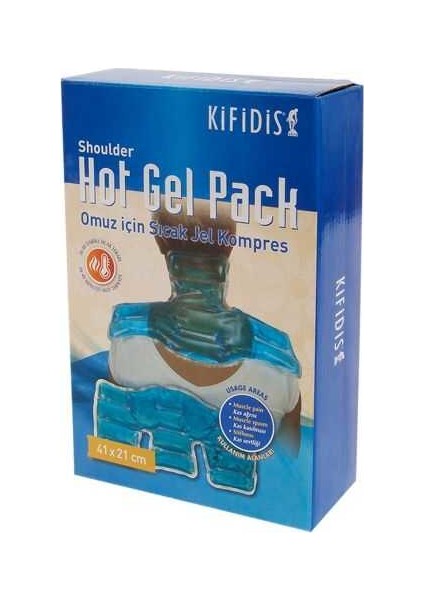 Kifidis K816 Omuz Için Sıcak Jel Kompres 41X21 cm