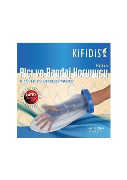 Kifidis Halkalı Alçı ve Bandaj Koruyucu (Kol için kısa)