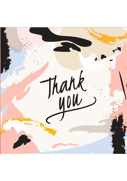 Teşekkür Kartı 6 x 6 cm