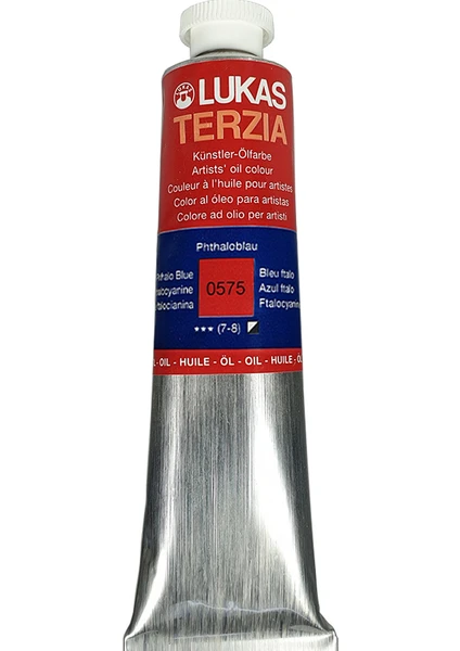 Terzia Phthalo Mavi 75 ml Yağlı Boya LT75  0575