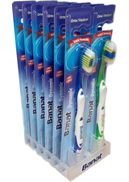 Dynamic Diş Fırçası Medium 12 Adet