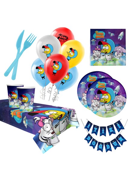 Kral Şakir Uzayda Lisanslı Parti Seti 8 Kişilik