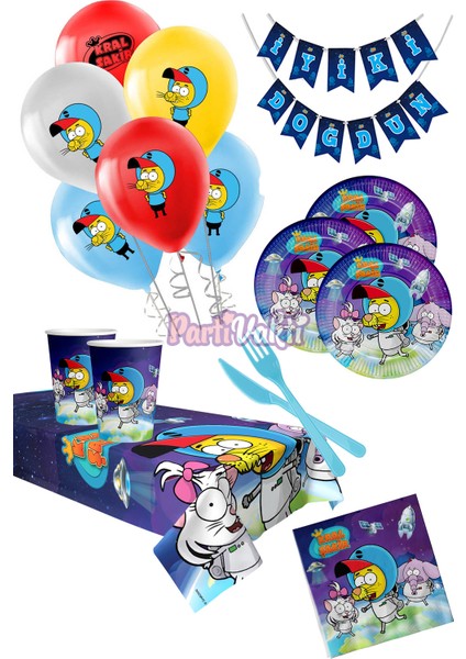 Kral Şakir Uzayda Lisanslı Parti Seti 8 Kişilik fiyatları