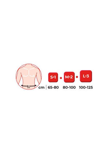 601 Tekli Bel Bağı Bandajı No:3 Sol
