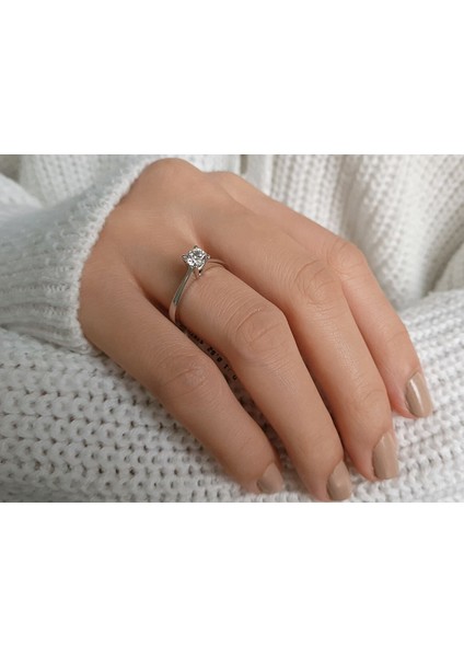 0,52 Karat Pırlanta Tektaş Yüzük 0417R0212 indirimleri