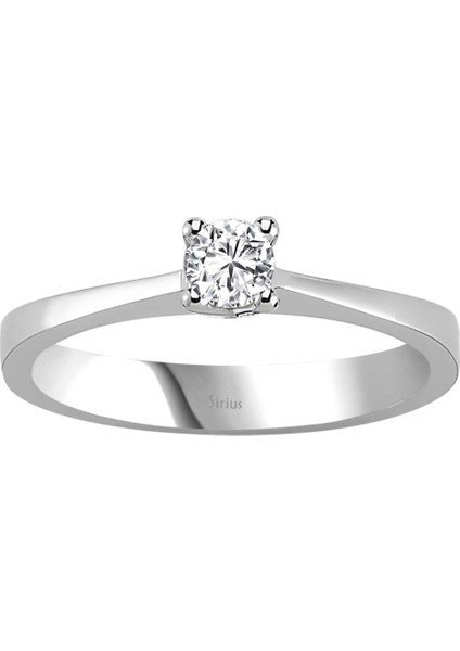 0,20 Karat Pırlanta Tektaş Yüzük 0417R0218