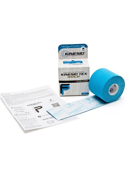 Kinesio Tape Tex Gold 5 cm x 5 m Band Mavi