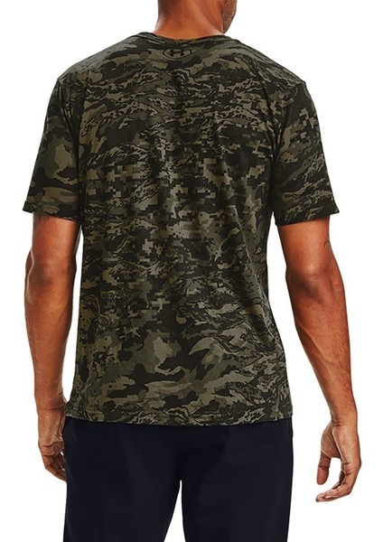 UA ABC Camo SS 1357727-001 ERKEK Siyah Tişört