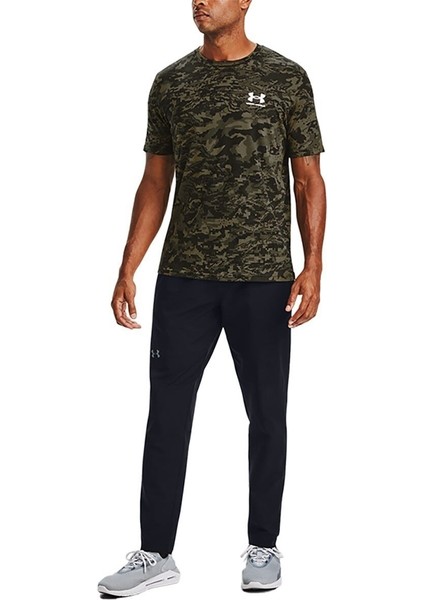 UA ABC Camo SS 1357727-001 ERKEK Siyah Tişört