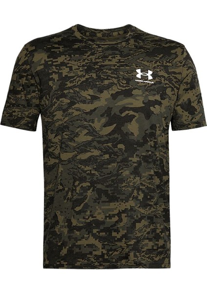UA ABC Camo SS 1357727-001 ERKEK Siyah Tişört