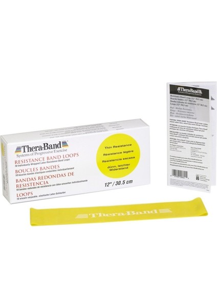 Professional Resistance Band Direnç Lastiği 7.6 cm x 30.5 cm Sarı
