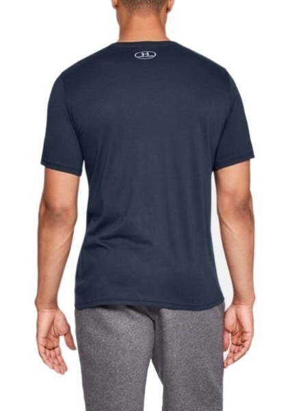 UA Boxed SportStyle SS 1329581-408 ERKEK Lacivert Tişört fiyatları