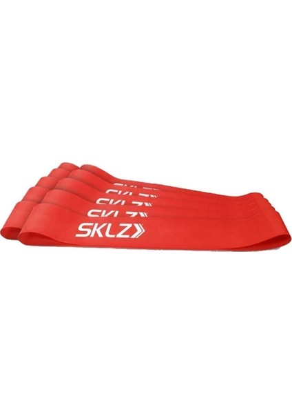 Mini Direnç Bandı 10'lu Paket Kırmızı - Orta