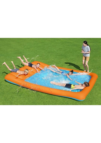Kaydırmalı Çocuk Havuzu 341 x 213 x 38 cm Renkli 53080 modelleri