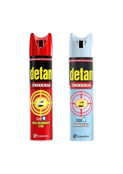 Sinekkıran Su Bazlı 275 ml + Kokusuz Sinekkıran 275 ml