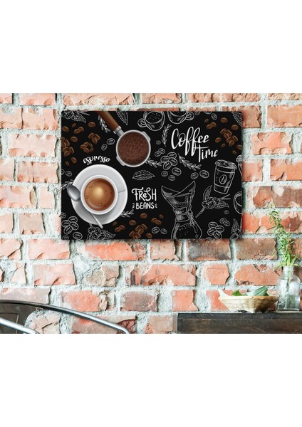 Gift Coffee Tasarımlı Kanvas Tablo 50X70CM-40