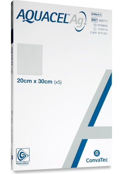 Aquacel Ag Yara Örtüsü 20*30 cm