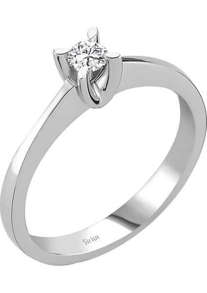 0,15 Karat Pırlanta Tektaş Yüzük 0417R0224