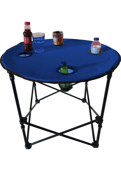Katlanır Çantalı Kamp Masası-Lacivert