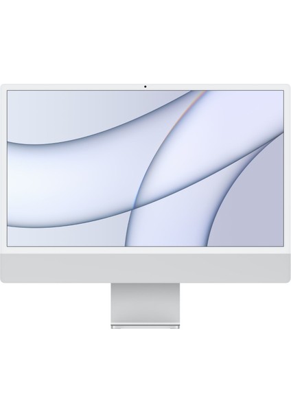 iMac M1 Çip 8C GPU 8GB 256GB SSD macOS 24" 4.5K Retina All In One Bilgisayar MGPC3TU/A Gümüş