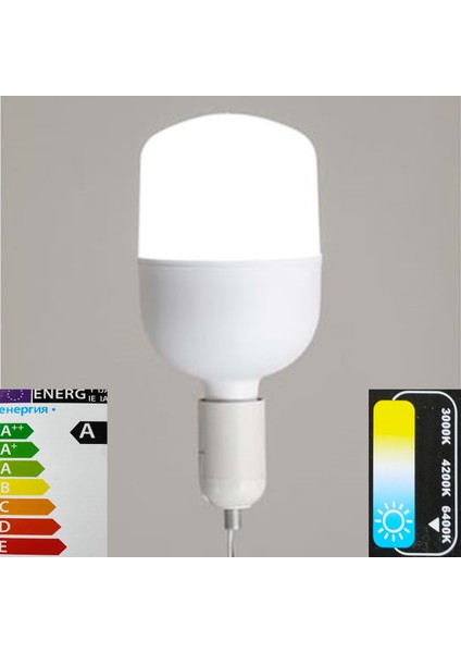 30 Watt LED Torch Ampul E 27 Duy Beyaz Işık modelleri