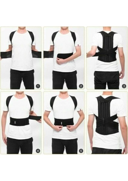 Ankaflex Medikal Manyetik Dik Durus Korsesi Unisex Vücut Şekillendirici Ortobedik Sırt Bel Omuz Korsesi indirimleri