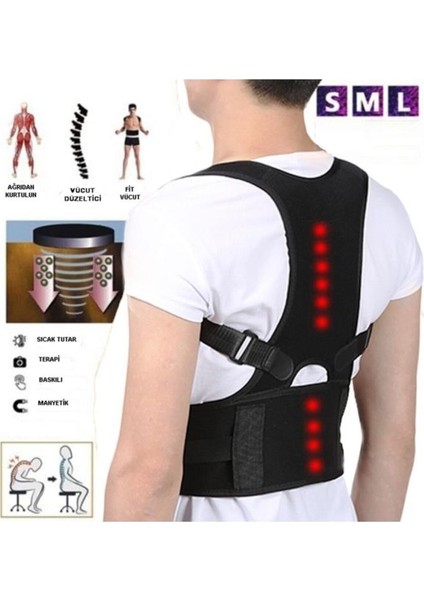 Ankaflex Kambur Postureks Manyetik Dik Durus Korsesi Ayarlanabilir Yeni Nesil Dik Durma indirimleri