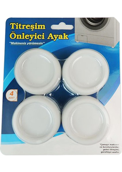 Çamaşır Makinesi Titreşim Önleyici Ayak 4'lü