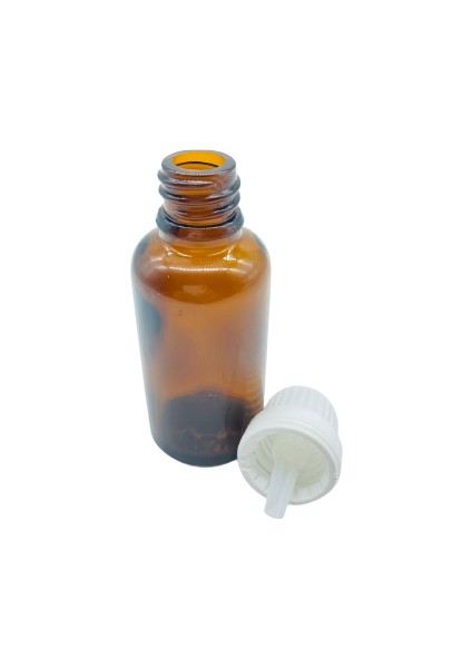Cam Amber Şişe Içten Damlatmalı Kapak Beyaz 30 ml 10'lu fiyatları