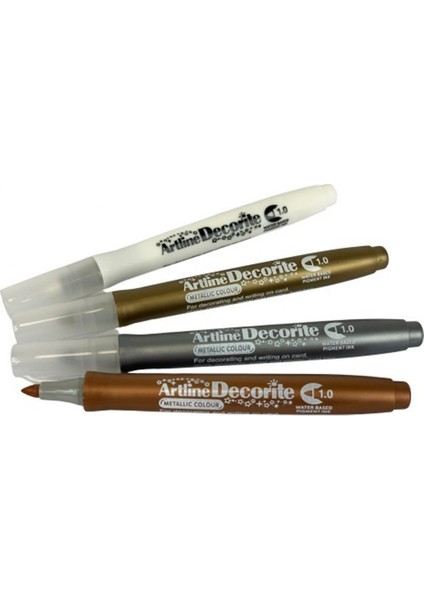 EDF14PSH2 Decorite Metallic Renk 1.0 mm Marker Kalem 4'lü fiyatları