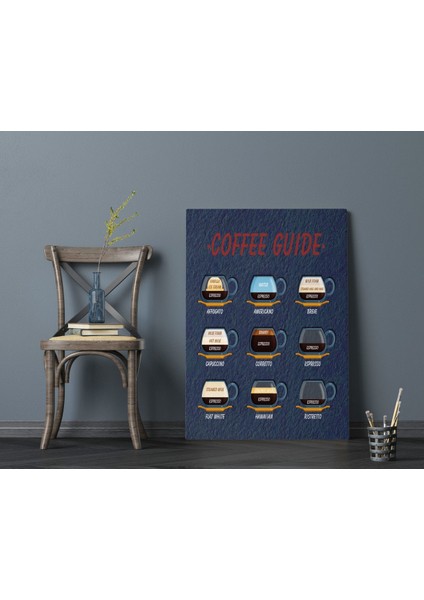 Gift Coffee Tasarımlı Kanvas Tablo 70X100CM-27