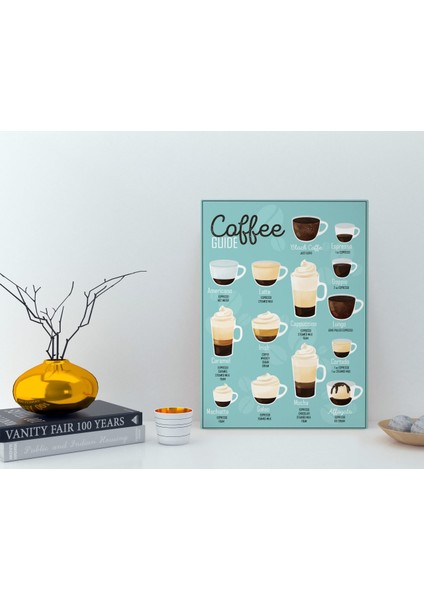 Gift Coffee Tasarımlı Kanvas Tablo 30X50CM-15