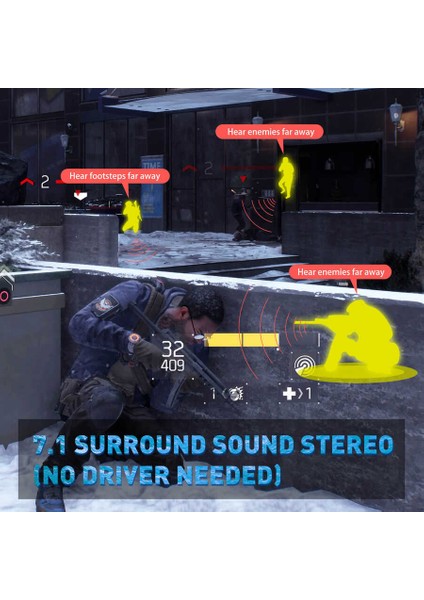 E1000 USB Kulaküstü Kulaklık Siyah - Mavi indirimleri