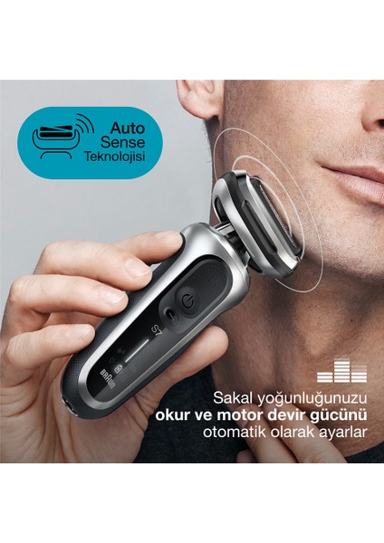 Seri 7 S1000s Kablosuz Tıraş Makinası - AutoSence - 360° Flex - EasyClick - Islak & Kuru