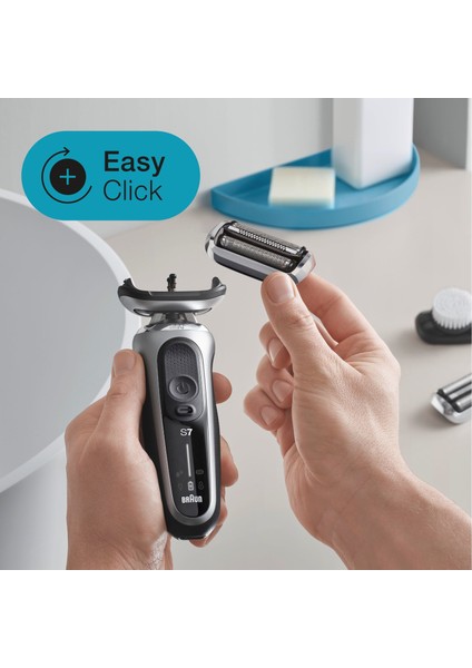Seri 7 S1000s Kablosuz Tıraş Makinası - AutoSence - 360° Flex - EasyClick - Islak & Kuru