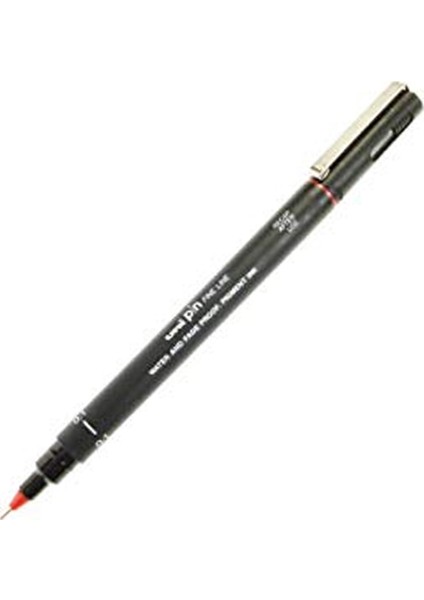 Uniball Pın 01-200 0,1 mm Kırmızı Çizim Kalemi