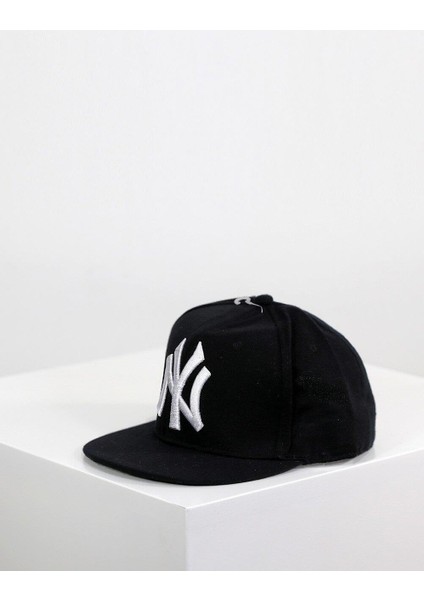 Unisex Full Cap Ayarlanabilir Hip Hop Ny Black