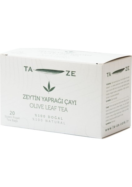 Ta-Ze Zeytin Yaprağı Bardak Poşet Çay 20'li