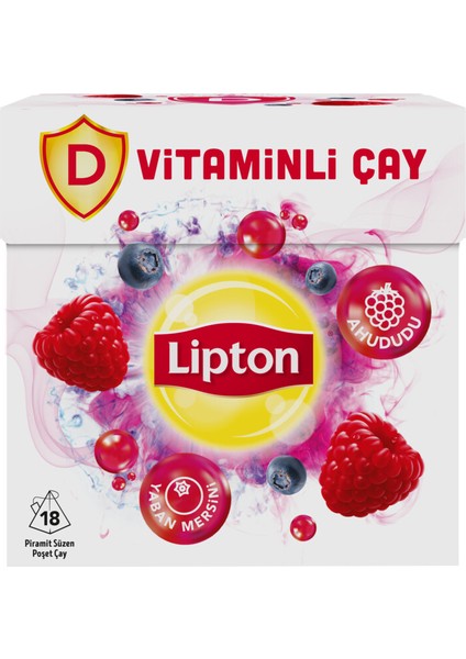 Ahududu & Yaban Mersini D Vitaminli Çay 18'li